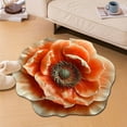 thumbnail image 4 of Bathroom Rugs 40x40cm Shaped Flower Diatom Pulp Carpet with QuickDrying and AntiSlip Features Area Rug Hot Pink 40x40cm, 4 of 4