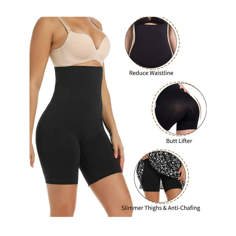 High Waisted Body Shaper Shorts Shapewear for Women Tummy Control Thigh  Slimming Technology Petite S - 5XL Plus Size Support