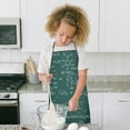 thumbnail image 3 of Math Equations Chemistry Reactions Green Pattern Kids Aprons for Girls and Boys,Adjustable Neck Strap Toddler Aprons for Kids Cooking Baking, 3 of 3