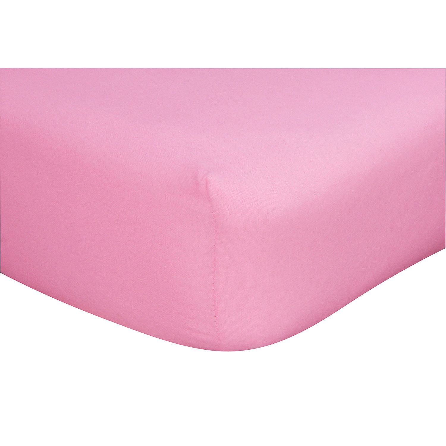 Product of Trend Lab Flannel Fitted Crib Sheet, Pink Sheets [Bulk Savings]