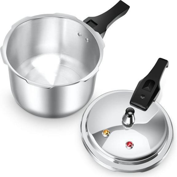 Tebru 3 L Aluminum Stovetop Pressure Cooker