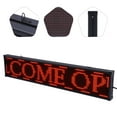 thumbnail image 4 of 40"×8" LED Scrolling Sign Message Board Red Color Programmable Advertising Sign LED Display, Programmable Scrolling Sign, Single Color LED Sign, 4 of 23