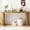 Natural, variant on Vertical Striped Leg Console Table / Provide Room in Living Room, Aesthetically Nice