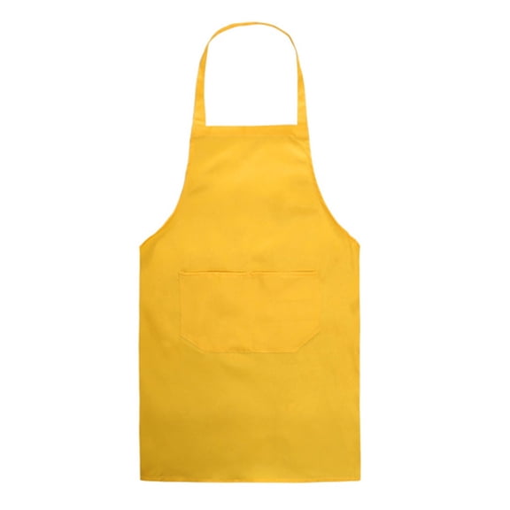FURMORA Apron Women Sleeveless Aprons for Women Fresh Cooking Aprons for Women,Yellow