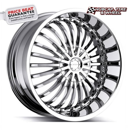 Strada SPINA Chrome - 20X8-5x115 Bolt Pattern, 15 Offset