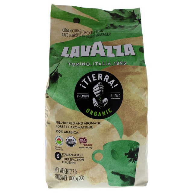 café Lavazza Lavazza Tierra Organic Roast Whole Bean Coffee café Unisex 35.2oz
