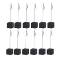 thumbnail image 2 of Card Holder Cube, Black Sturdy Stand Note Holder  for Office, 2 of 8