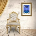 thumbnail image 3 of Maurus, Edmond 13x18 Gold Ornate Wood Framed with Double Matting Museum Art Print Titled - United States Lines, 3 of 4