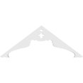 thumbnail image 4 of Ekena Millwork 36"W x 13 1/2"H x 1"P (9/12) Pitch Heath Architectural Grade PVC Gable Pediment, 4 of 5