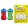 Gerber Graduates Fun Grips spill Proof Cup, 2 Count and 2 Pack Replacement Valves