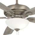 thumbnail image 2 of Ceiling Fan With Light Kit 20.5 Inches Tall By 60 Inches Wide-Burnished Nickel Finish-Savannah Gray Blade Color Minka Aire Fans F552l-Bnk, 2 of 3