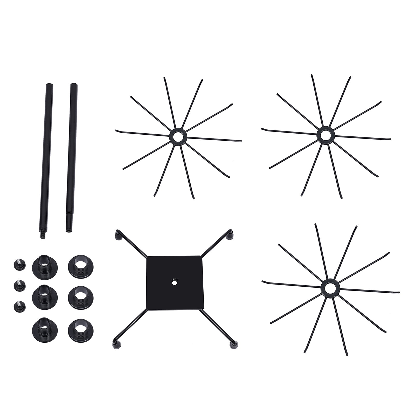 TOOL1SHOoo Jewelry Display Stand 3 Tier Counter Top Spinner Rack