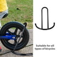 thumbnail image 4 of Luxshiny 2Pcs Iron Bike Stand Black Balanced for Families Use, 4 of 8