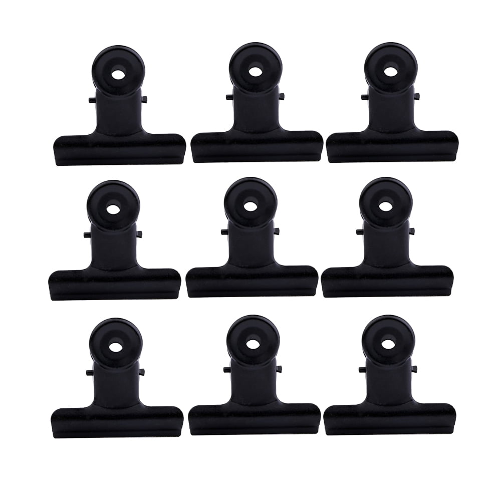 Clips Paper Clamps Note Binder Organizer Hinge Photo Drawing Utility Pin Clamp Black Document