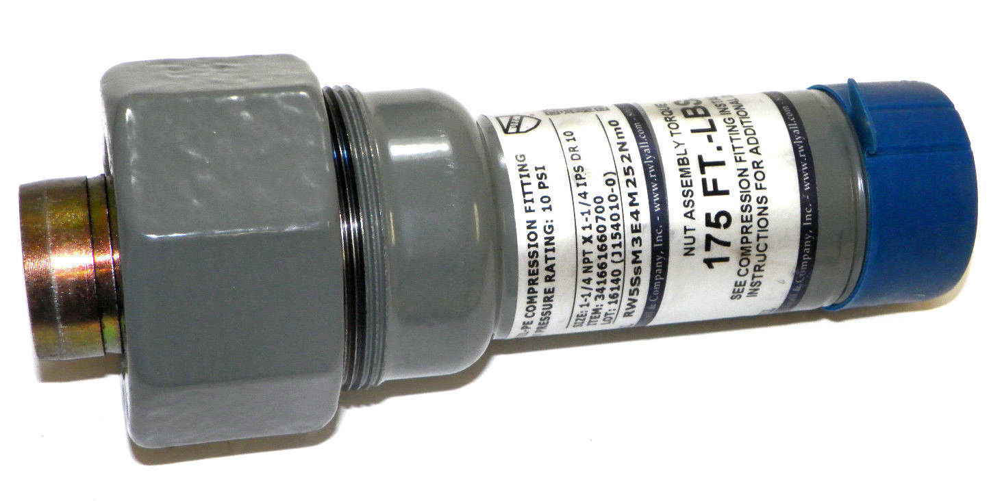 Lyall 341661660700 Gas Compression Fitting 1.25" X 1.25"