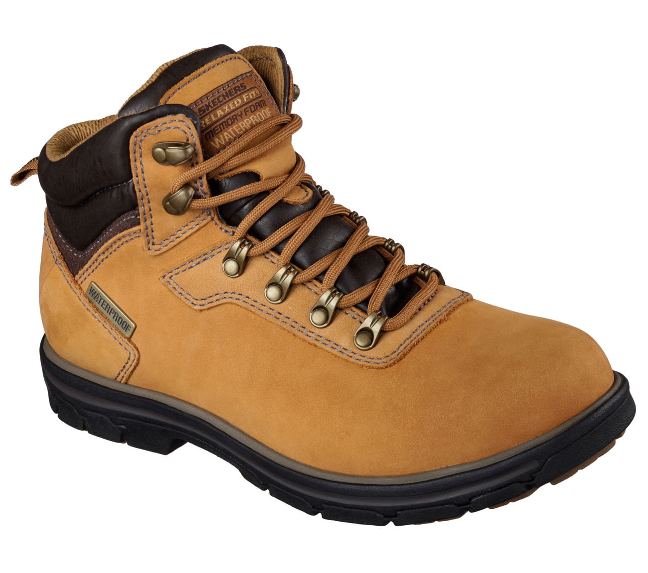 skechers usa men's segment ander waterproof boot