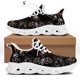 thumbnail image 1 of Zapatos planos de primavera para hombre, diseño de calavera punk, zapatillas informales para hombre, calzado con cordones para caminar de verano para niños, 1 of 6