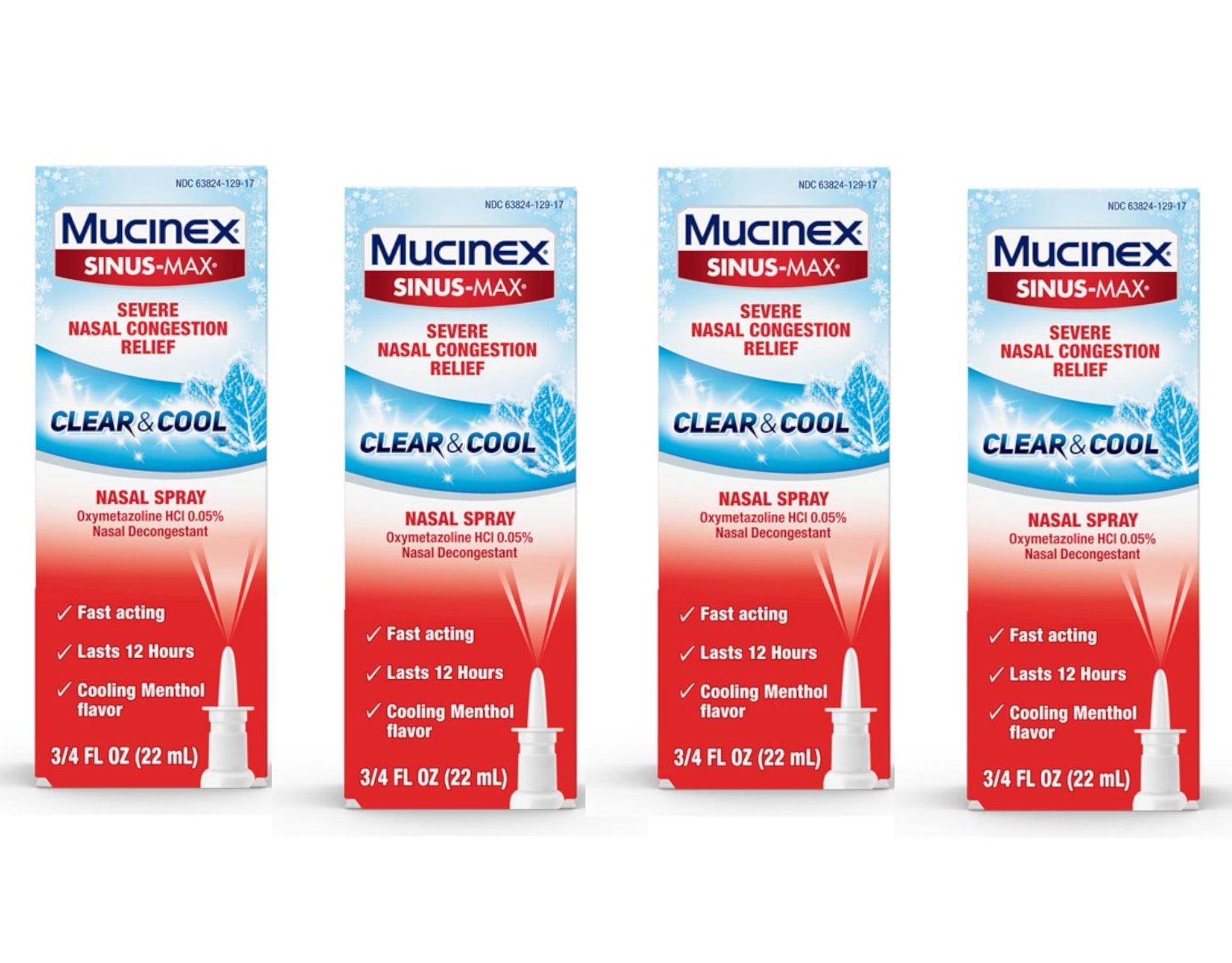 Mucinex SinusMax Nasal Spray Clear & Cool, 0.75 oz Packaging May Vary