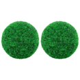 thumbnail image 1 of vidaXL Fake Plant 2 Pcs Artificial Plant Boxwood Topiary Ball Floral Decor, 1 of 6