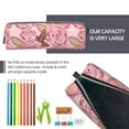 thumbnail image 5 of Honeii Rose Flowers Pattern Pencil Case, Pencil Pouch, Pencil Case Small, Pencil Pouch Aesthetic, PVC Pencil Pouch, Pencil Bag, Makeup Pouch, 5 of 7