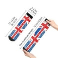 thumbnail image 3 of Women Men Athletic Socks Union Jack Flag Cushioned Quarter Ankle Socks, 3 of 7