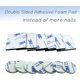 thumbnail image 4 of Double Sided Foam Pads, 50 Pcs Double Adhesive Foam Pads Strong Mounting Tape, Square and Round, White & Black, 4 of 4