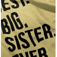 thumbnail image 4 of Best Lil Sister Ever Younger Sibling Youth T Shirt Tee Girls Infant Toddler Brisco Brands 12M, 4 of 5