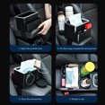 thumbnail image 7 of Ikohbadg Multifunctional Car Armrest Storage Box, Console Side Organizer with Cup Holders, Durable Car Organizer for Tissues, Cell Phones, and Small Items, 7 of 7