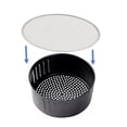 thumbnail image 2 of Stainless Steel Grease Splatter Screen Air Fryer Replacement Part Anti Splatter, 2 of 6