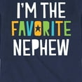 thumbnail image 3 of Instant Message - I'm The Favorite Nephew - Toddler And Youth Long Sleeve Graphic T-Shirt, 3 of 6