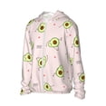 thumbnail image 2 of Fotbe Avocado Doing Sport Yoga Men's Women's UPF 50+ Sun Protection Jacket Hooded Cooling Shirt with Pockets Hiking Outdoor Performance-Large, 2 of 9