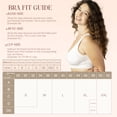 thumbnail image 6 of Coobie Women's Wireless Full Coverage Bra with Lace Trim, White, XL, 6 of 9