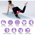 thumbnail image 2 of Kit portátil de rodillos de masaje físico 5 en 1, rodillo de espuma, 1 barra con rodillos, bolas de masaje, bandas de resistencia, para Pilates, masaje, yoga, ejercicio, gimnasio,, 2 of 4
