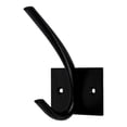thumbnail image 2 of Perchero Baño Flowell Acero Negro 12X8X9Cm, 2 of 3