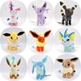 thumbnail image 2 of Nuevo Pokemon Eevee Umbreon Espeon Gesseon Flareon Vaporeon Glaceon juguetes de peluche para niños Kawaii dibujos animados Anime figura colgante muñecas regalo zhangyuxiang LED, 2 of 2
