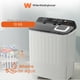 thumbnail image 1 of White Westinghouse  Lavadora Doble Tina 13 kg  WWXCTT23905BK  Gabinete en polipropileno  4 niveles de agua  3 perillas de control  Bajo consumo de energía  Ahorro de agua, 1 of 7