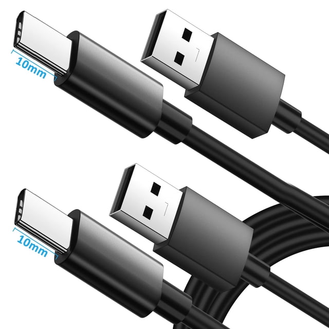 Cable de carga ACAGET de 10 mm con punta extendida USB-C de 1 m para Blackview