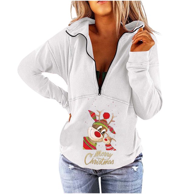 Moda mujer Casual cuello vuelto manga larga suelta camiseta otoño blusa pulóver Tops Pompotops FGAJ21547
