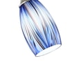 thumbnail image 2 of Lámpara colgante Karyfine Mini Art Glass para cocina, color azul oscuro, 2 of 7