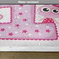 thumbnail image 6 of Ambesonne Party Place Mats Set of 4, Girls Birthday Bunnies, Standard Size, Hot Pink and Lilac, 6 of 6