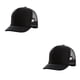 thumbnail image 3 of Sonducket Gorra de béisbol deportiva para bebés, niños y niñas, gorras con viseras de moda de verano, sombrero informal, malla de viaje Negro 2piezas, 3 of 6