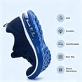 thumbnail image 2 of REABO Men's Tennis Running Shoes, Lightweight Arch Support Athletic Sneakers, 2 of 8