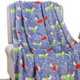 thumbnail image 2 of Plazatex Holiday Dogs In Sweaters Design Micro Plush Throw Blanket - 50x60", Multicolor, 2 of 4