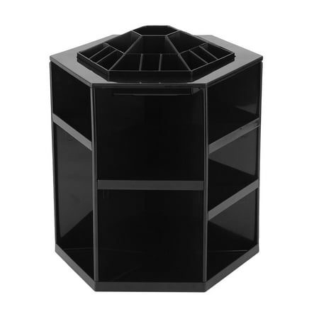 360 Degree Rotating Cosmetic Organizer Fashion Makeup Box Cosmetic Display