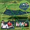 thumbnail image 5 of EUROCO 1000LBS 13 FT Geometric Outdoor Dome Climber for 5-7 Kids, Jungle Gym with Hammock for Kids Outdoor Play Equipment , Anti-Rust, UV Resistant, Easy Assembly, Age3+, Yellow, 5 of 8