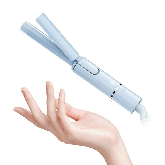 1 inch Ceramic Mini Curling Iron for Short Hair, Small Hair Curler Iron for Travel, Dual Voltage Curling Wand for Worldwide Trip(Black)