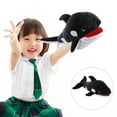 thumbnail image 2 of Plush Whale Hand Puppet Stuffed Ocean Animal Interactive Cartoon Whale Puppet, 2 of 2