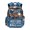 Multi Sport Ball Print, variant on Xixirimido Kids School Backpack, 17" Large Capacity Bookbag, Multi Pockets School Bag for Boys Girls Teens Preschool Elementary Middle High School, Crack Wall Basketball