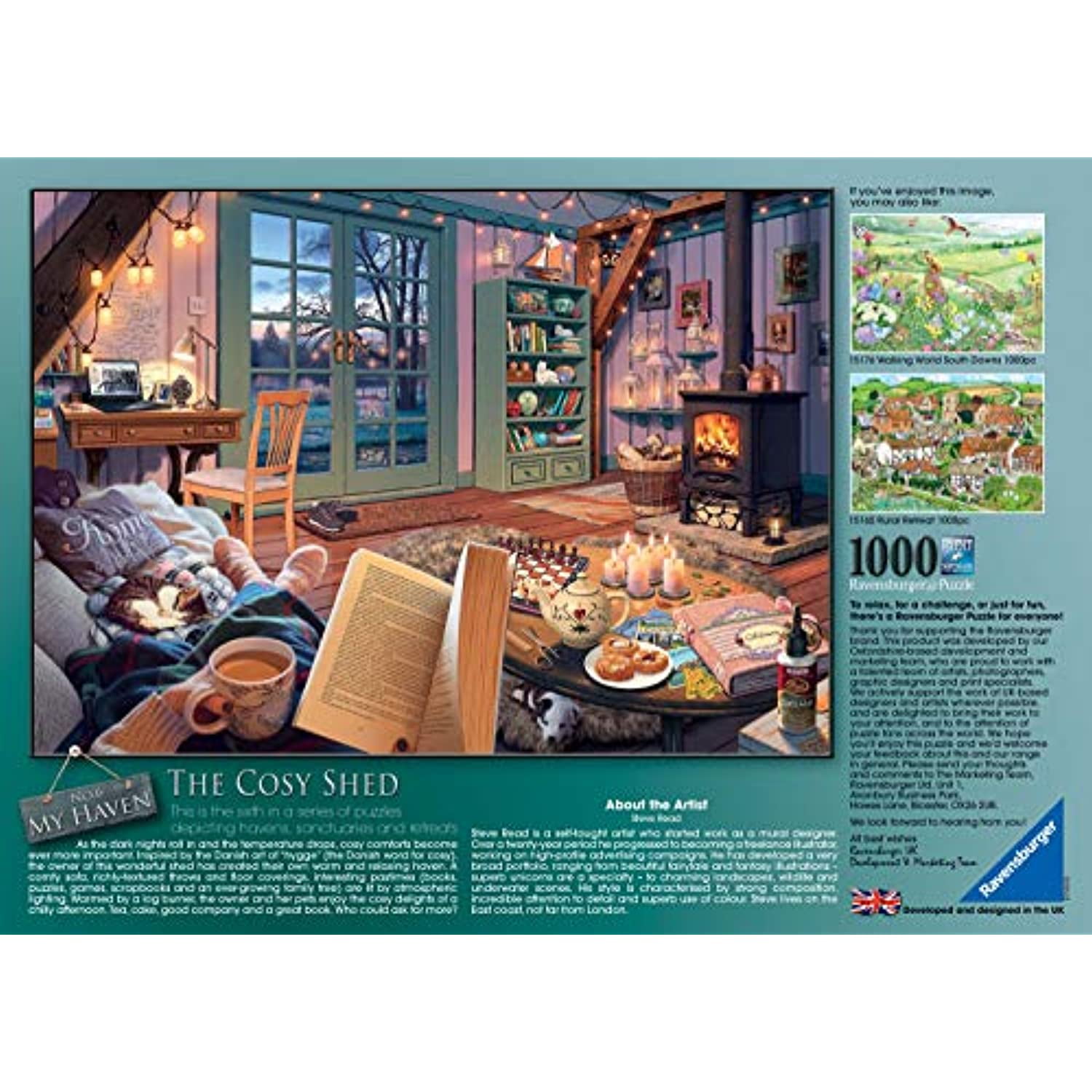 The Cosy Shed 1000pc Jigsaw Puzzle 15175 for sale online Ravensburger My Haven No 6 