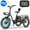 Black, variant on ABORON Electric Trikes for Adults Fat Tire 20" Electric Tricycle for Senior, 500W 3 Wheel E-Bike 48V 14.5Ah, 7 Speed Aluminum Electric Bicycle with Rear Basket, 25.6km/h(16mph)